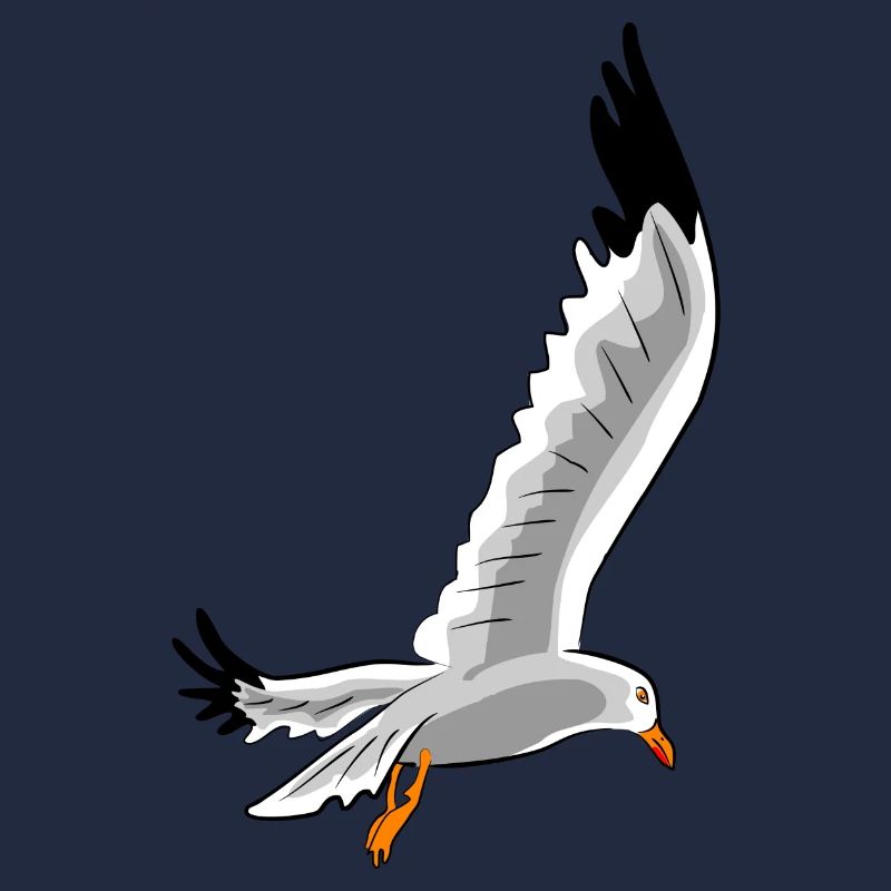 fliegende moewe vogel
