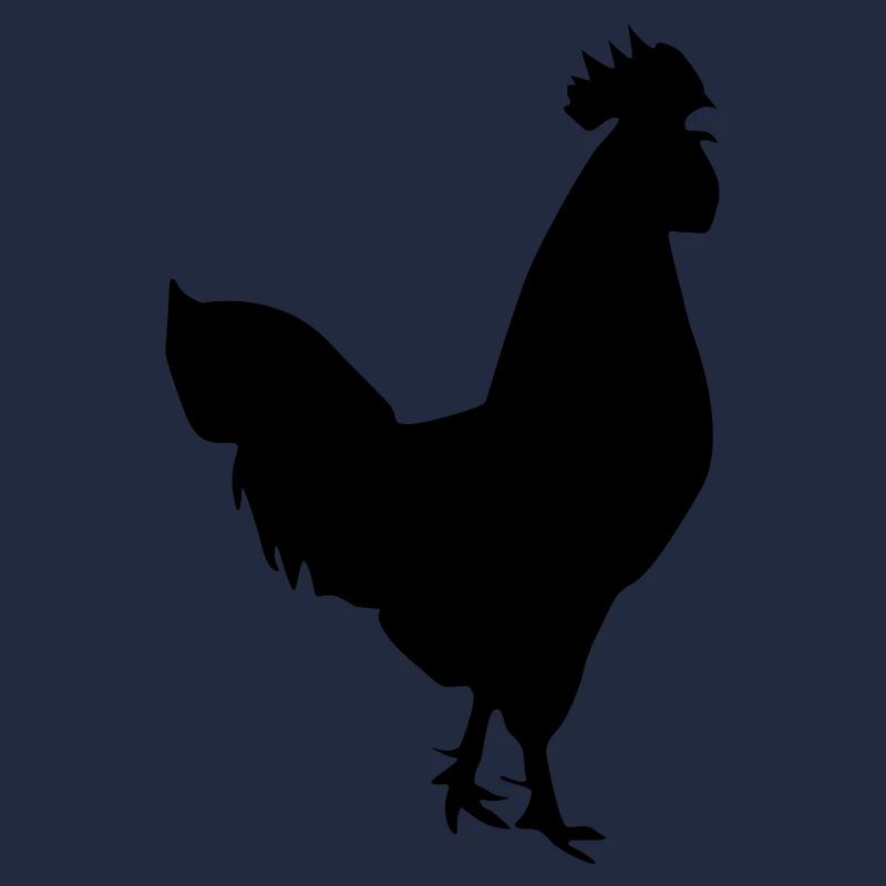 rooster silhouette design