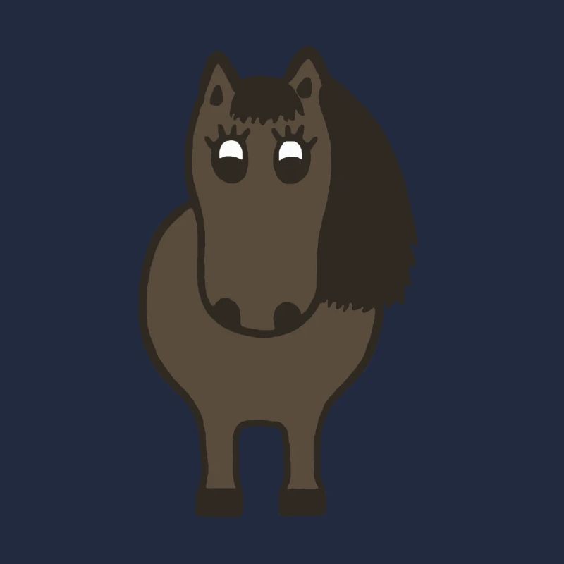 Kugelrundes Pony