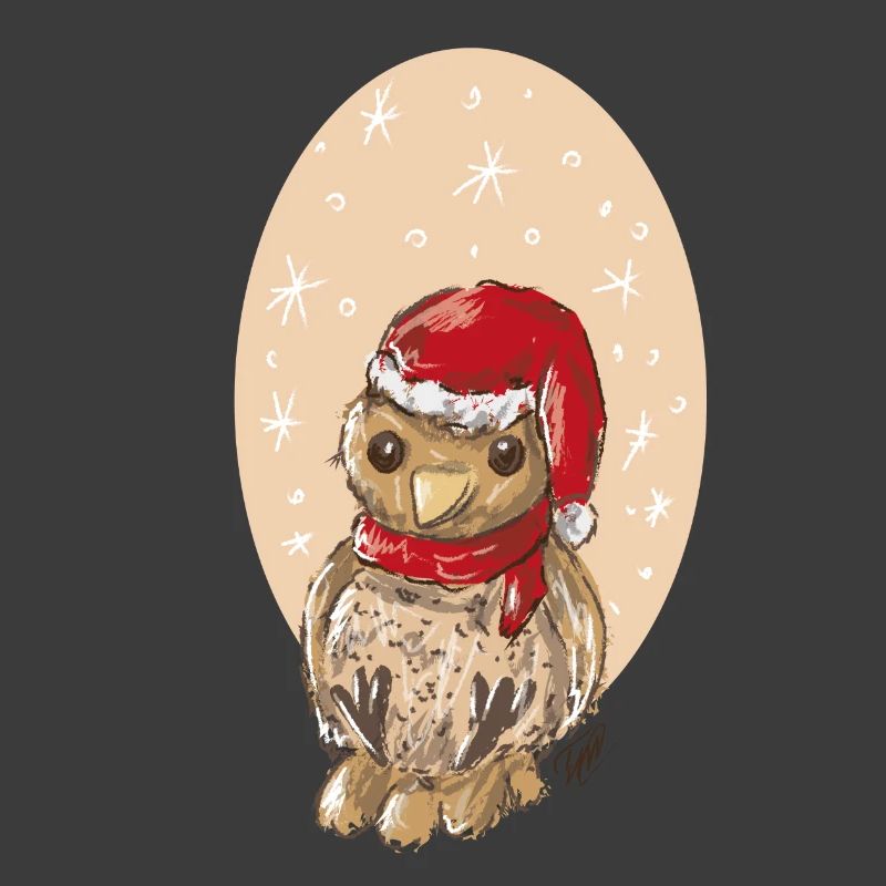 Weihnachtsvogel Spatz