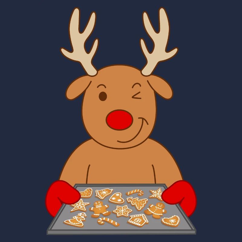 Biscuits de Noël de renne Biscuits de cuisson