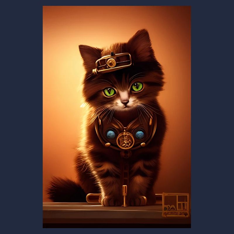 Cat Steampunk Style