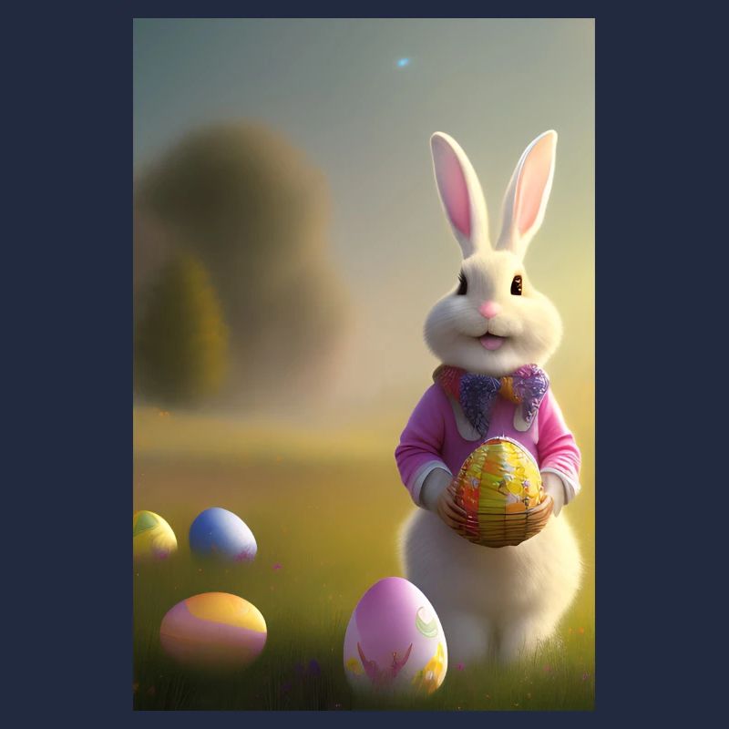 Osterhase mit Oster Eier