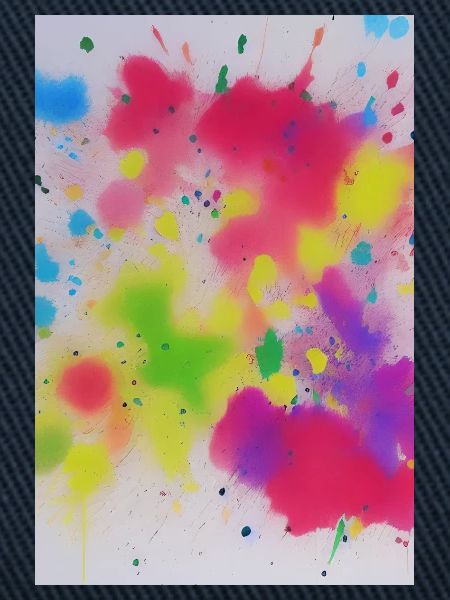 Bunte Farbspritzer