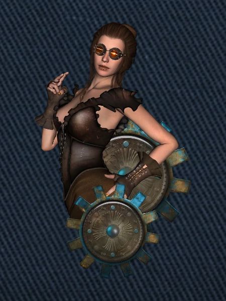 Die Dame des Steampunk
