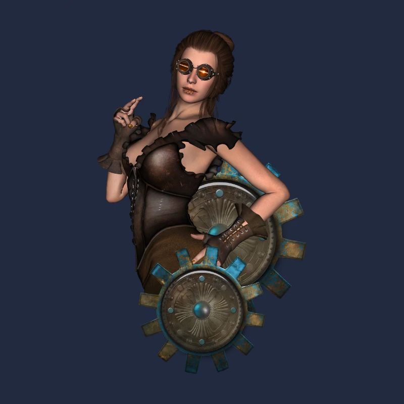 Die Dame des Steampunk