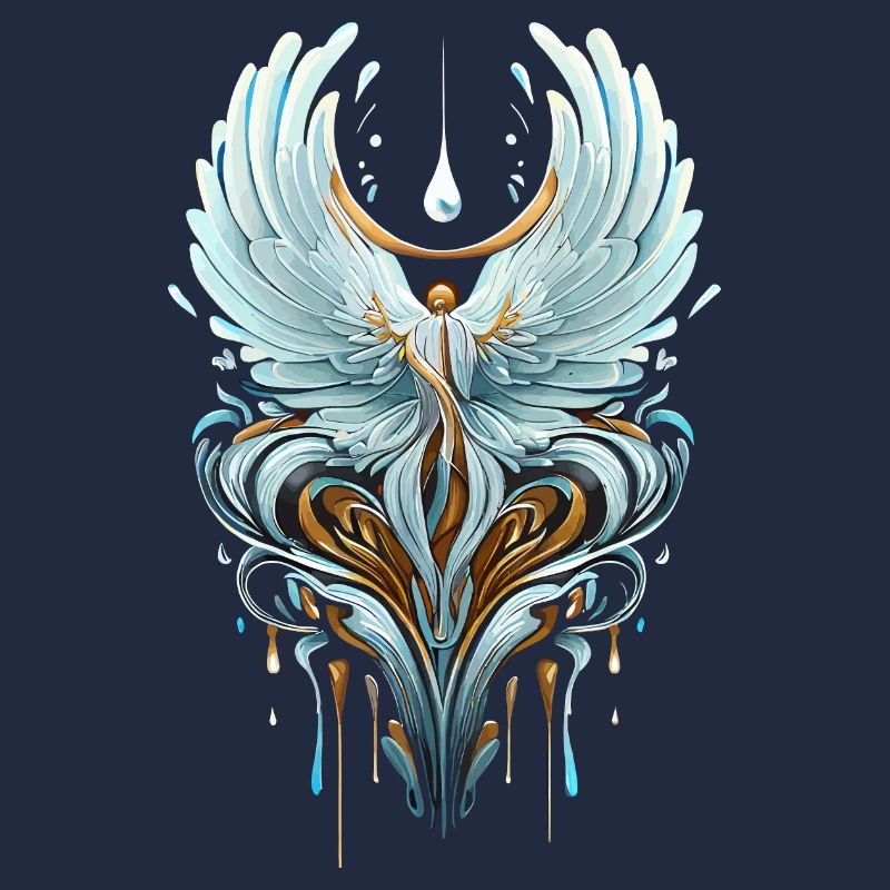 Celestial Swan with Ethereal Wings