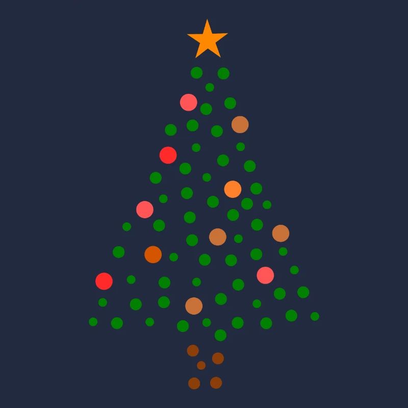 Christmas Tree - Dotted