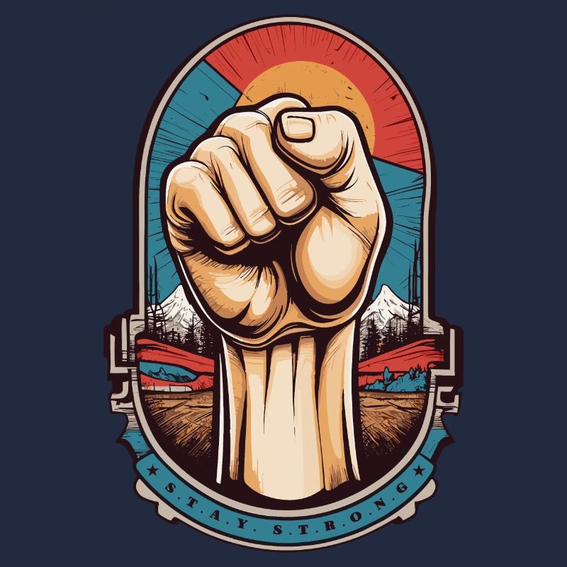 Faust hoch bleib Stark