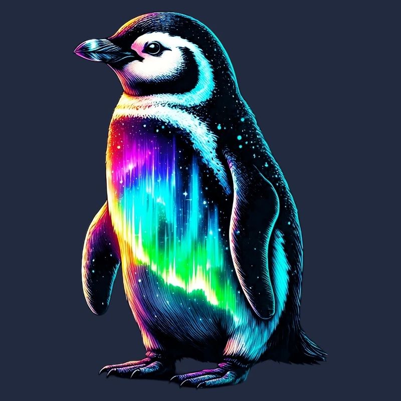 Aurora Borealis Pinguin
