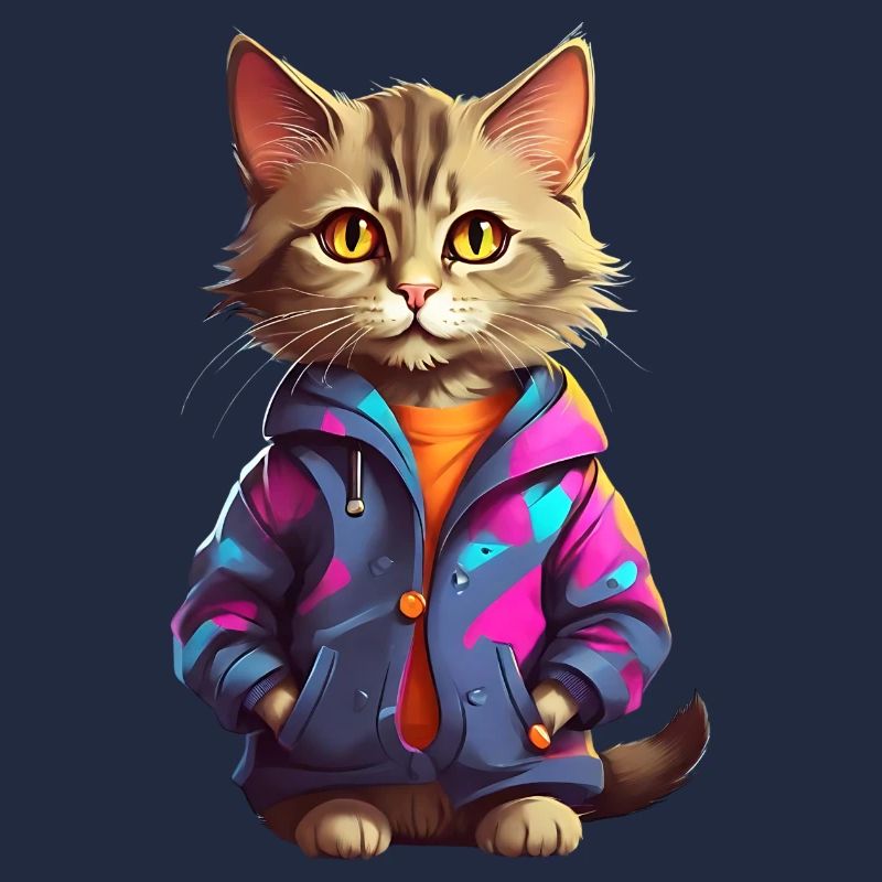 Stilvolle Stadtkatze