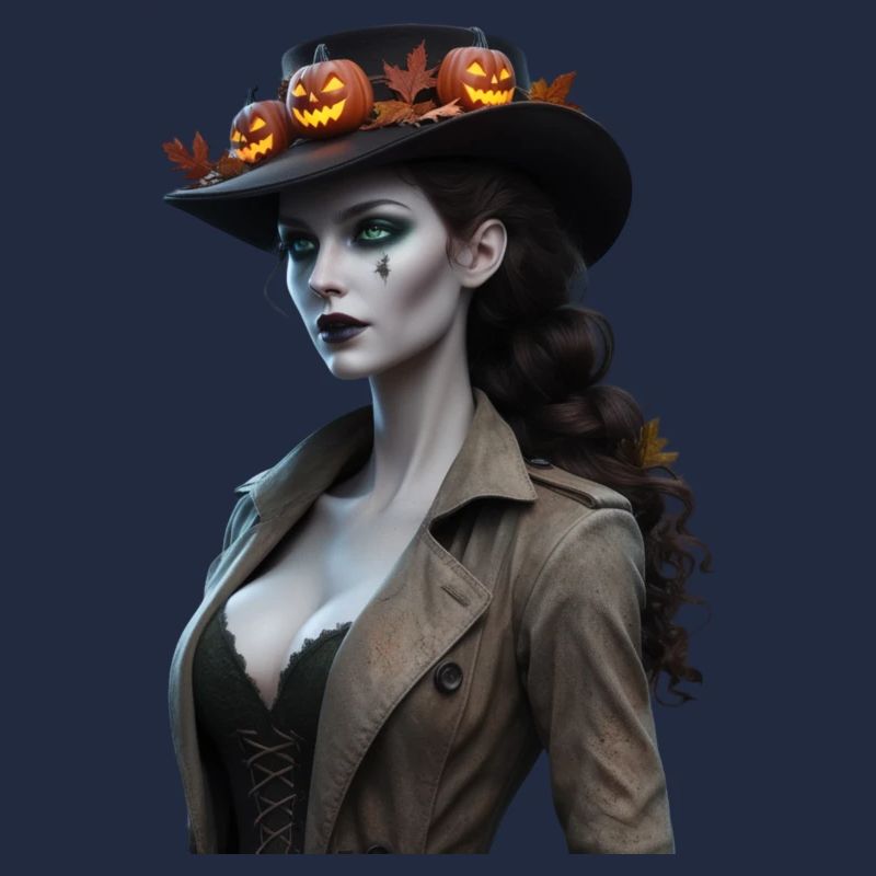 Halloween-Hexe - Der Hirsch-Stalker