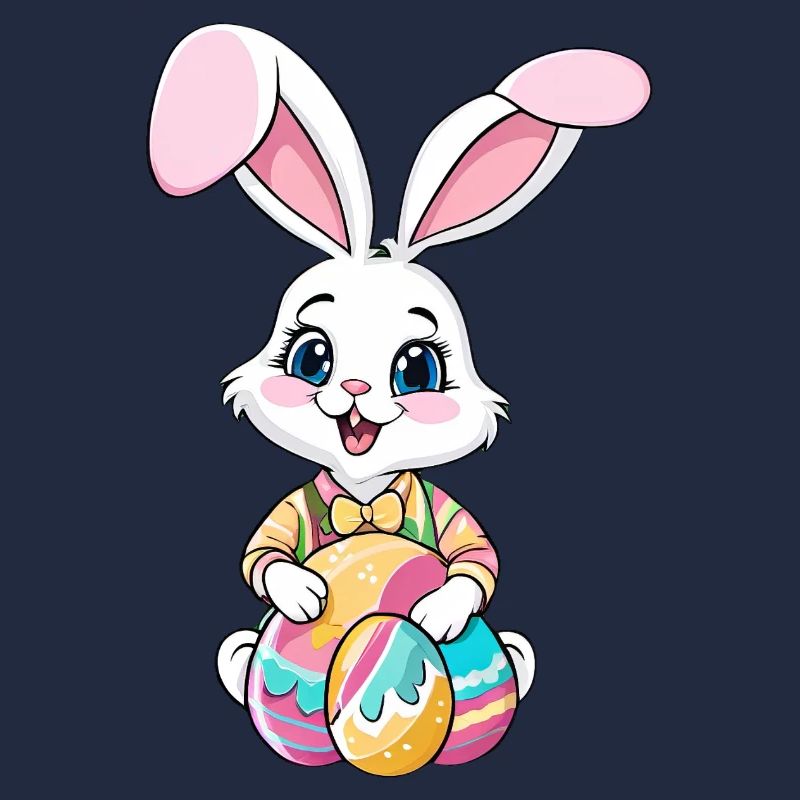 Osterhase mit Ostereiern