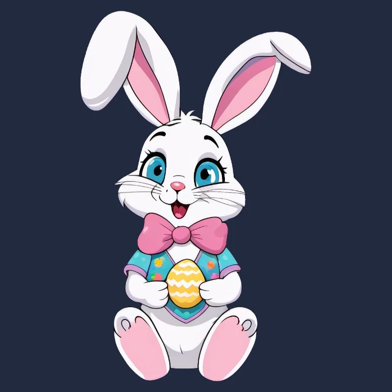 Easter bunny with Easter eggs