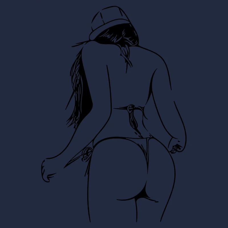 Dame im Bikini