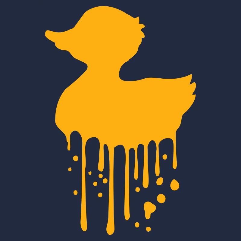 Rubber Duck Rubber Duck Water Drop Graffiti Fun