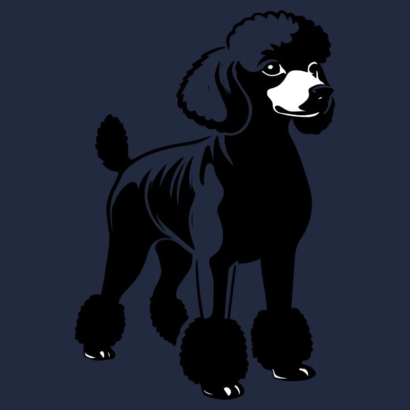 Caniche - Conception de chien de compagnie