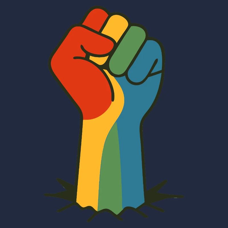 Regenbogenfaust PRO DIVERS | LGBTQR+