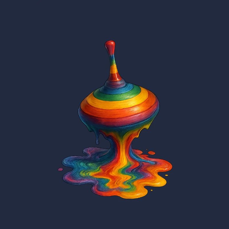 Schmelzender Kreisel