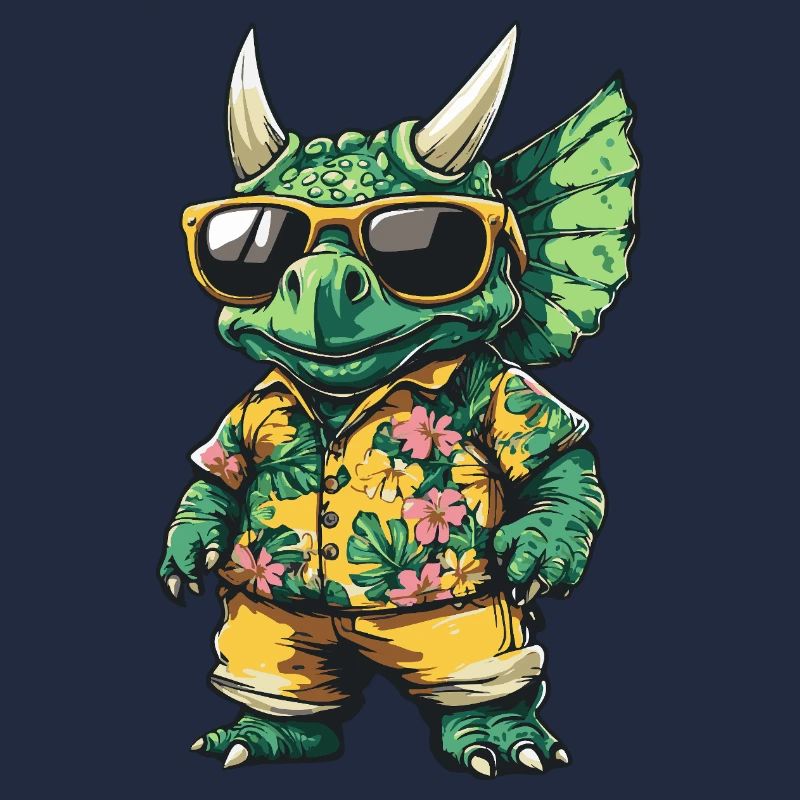 Dinosaur triceratops Comic Holiday