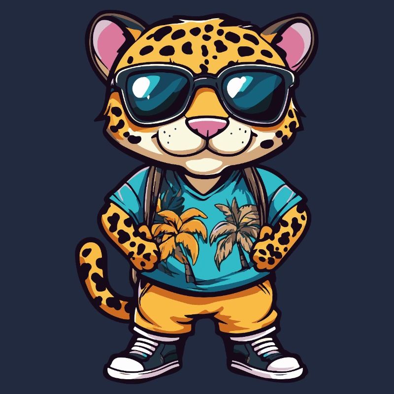Leopard Comic Vacation