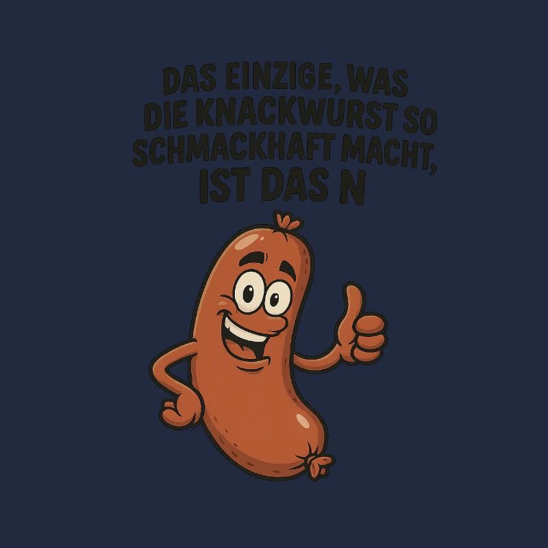 Knackwurst Lustiger Spruch