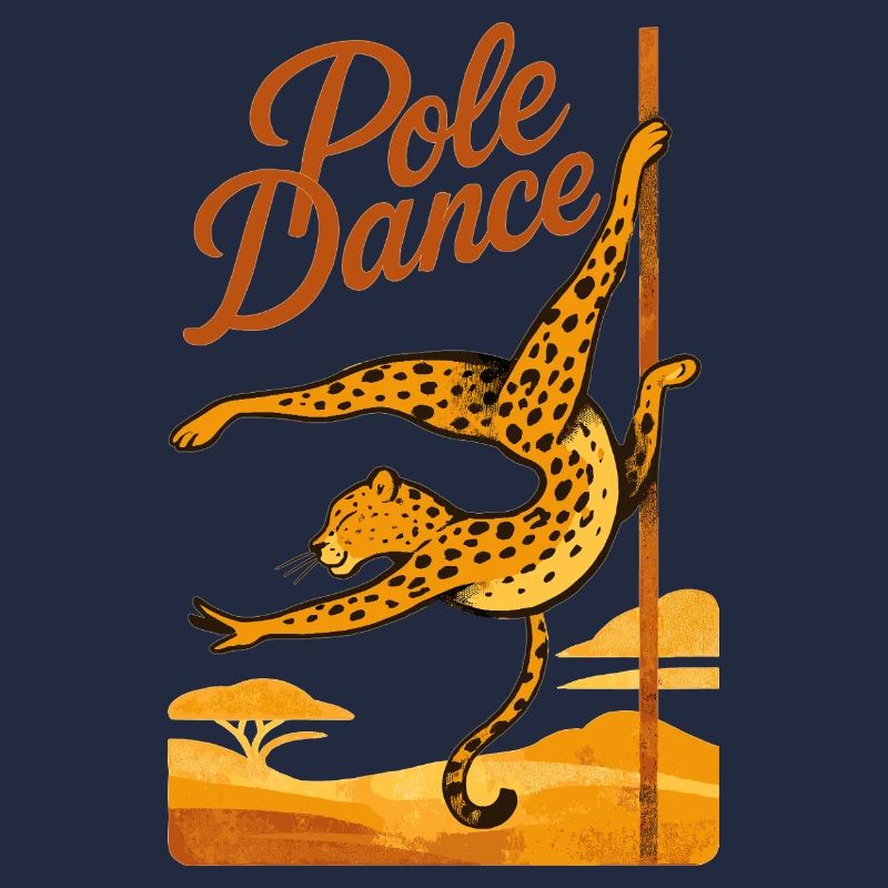 Pole dance Léopard Pole Dancer Cadeau
