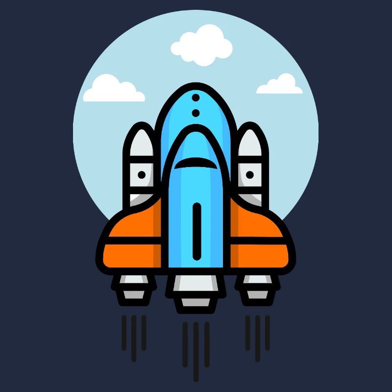 Futuristic Spacecraft Illustration