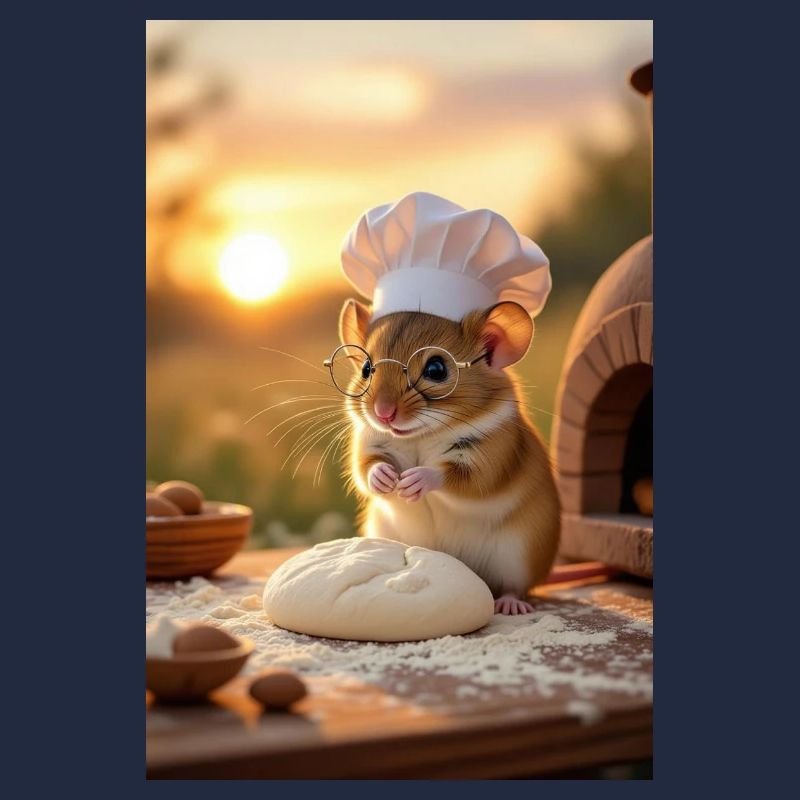 Creative Chef Mouse for Kitchen