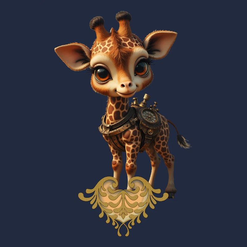 Charming Steampunk Giraffe