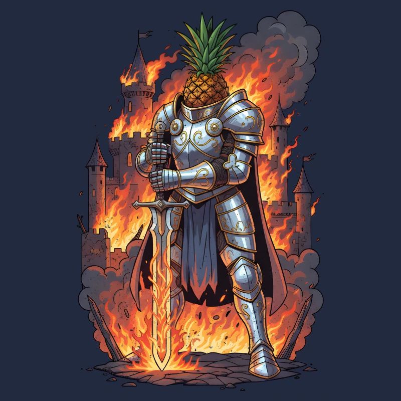 Ananas Ritter im Feuerschloss