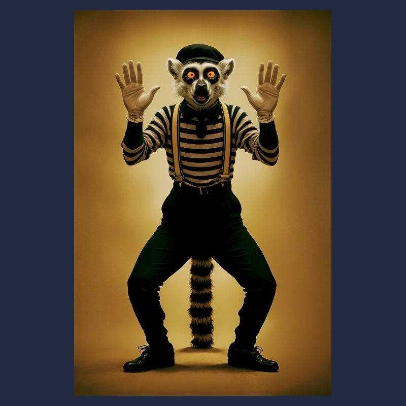 Lemur Humanoid Pantomime