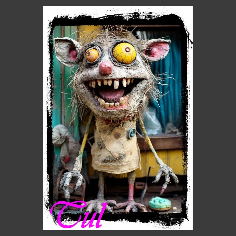 Ecstatic Horror Creature Design Punk Doll