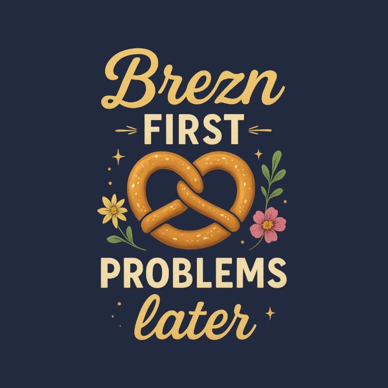 Brezn_first _Problems_later_Lustiges_Party_Shir