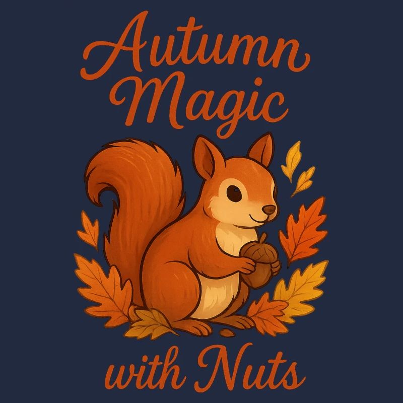  Herbstzauber mit Nüssen – Süßes Eichhörnchen