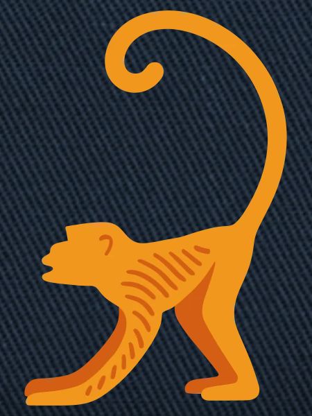 Orangutan line logo
