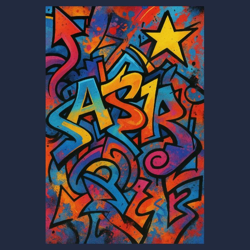 Astr Graffiti Explosion de couleurs