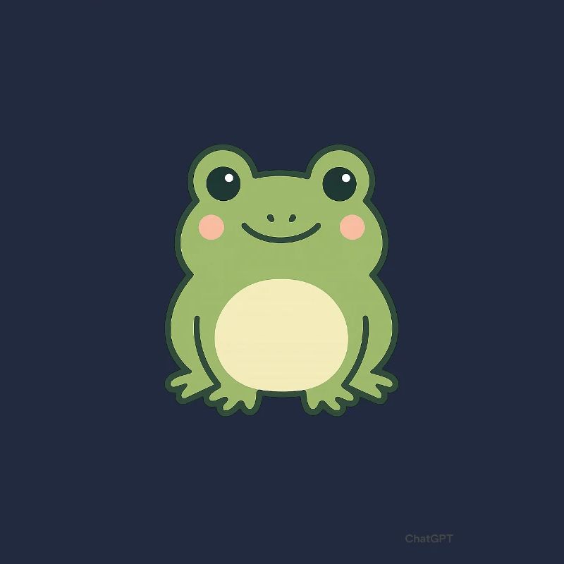 Frosch Kawaii 