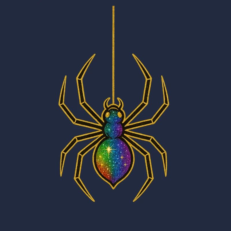 Pendentif araignée galactique