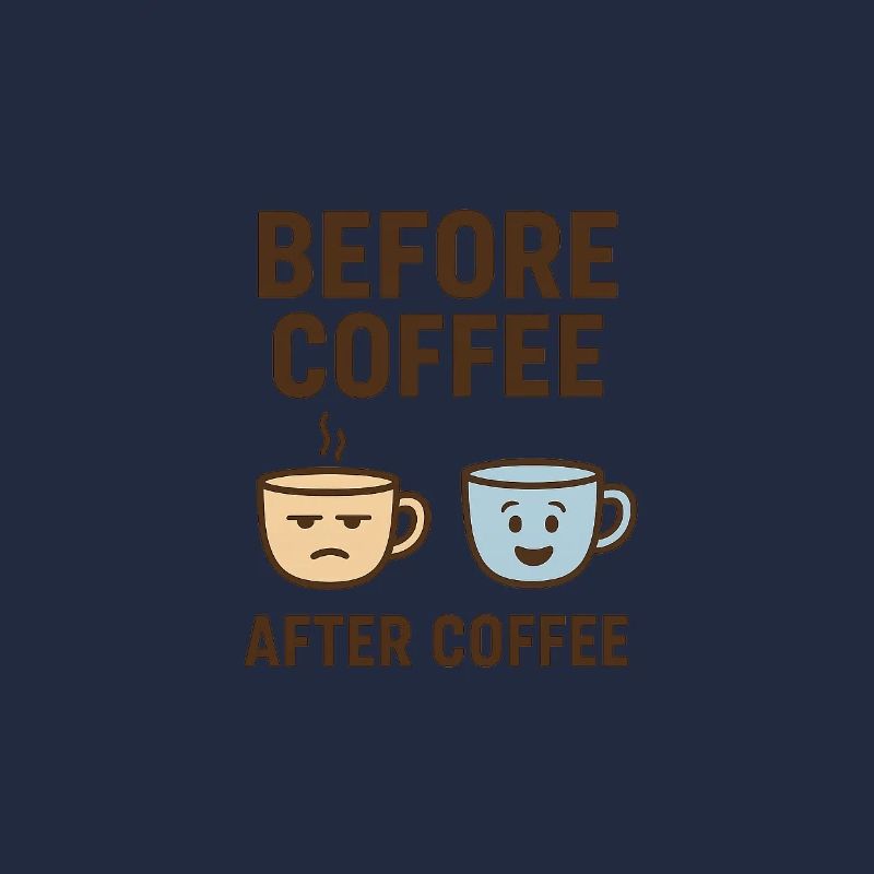 before coffee after coffee