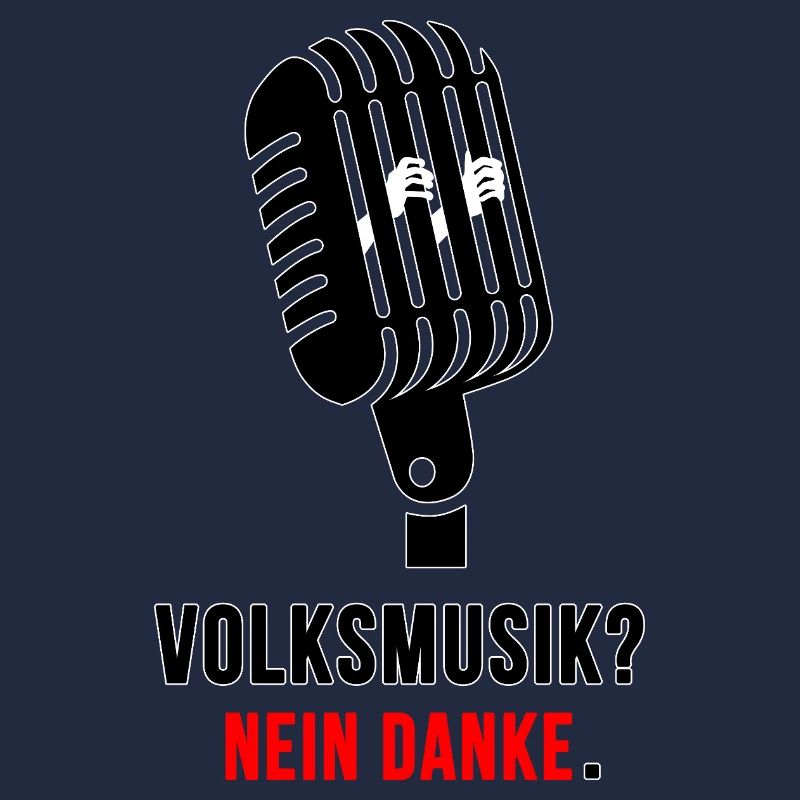 Nein Danke Volksmusik Mikrofon-Statement