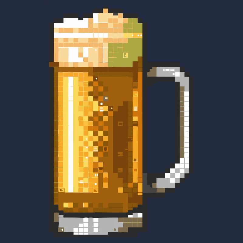 Bierkrug Pixelkunst