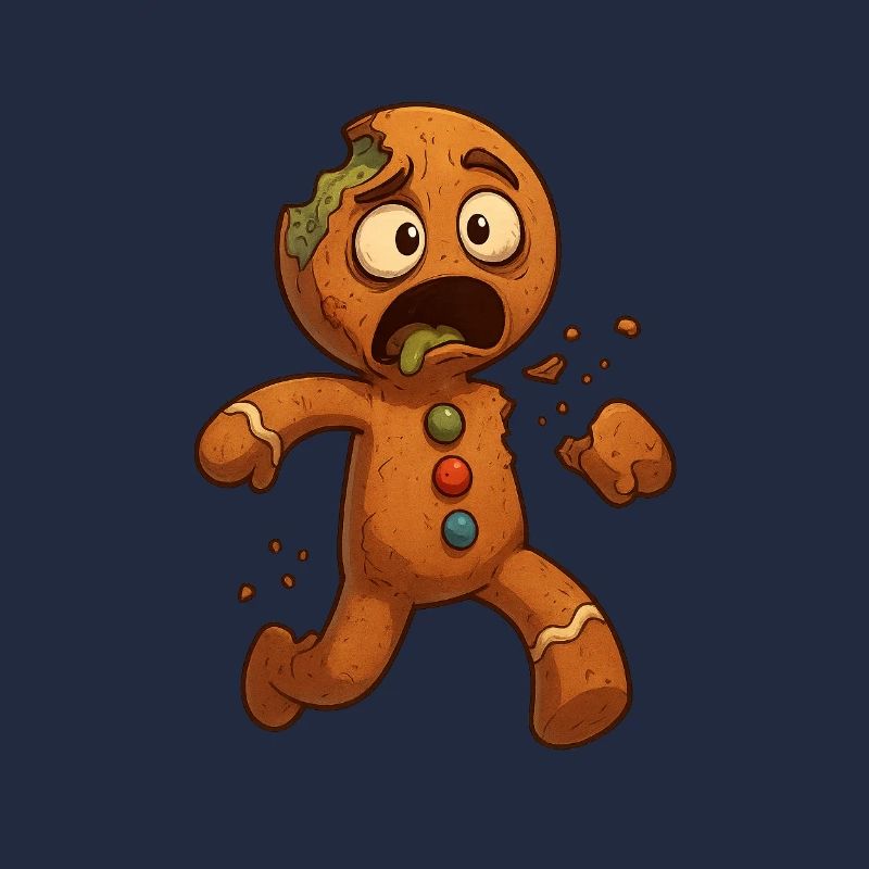 Halloween Zombie Lebkuchenmann