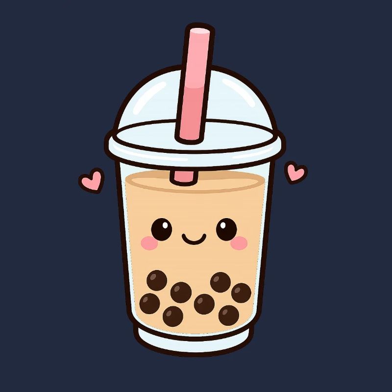 Kawaii Bubble Tea Herz