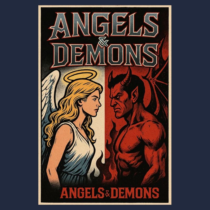 Engel und Dämonen - Vintage Poster 01
