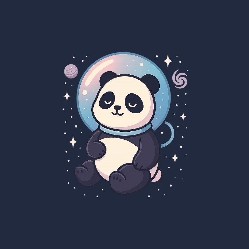 Panda Cosmique Rêveur de l’Espace