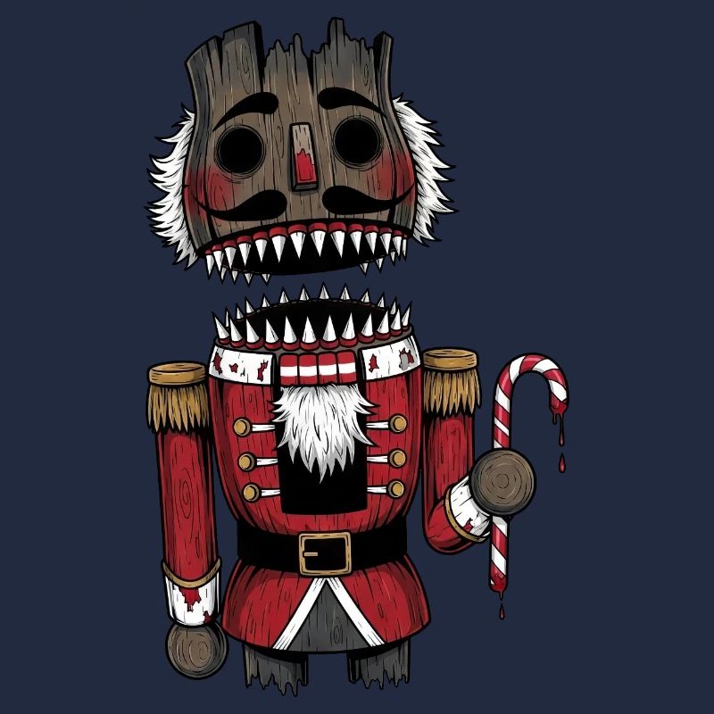 Dark Nutcracker Horror Christmas Gothic