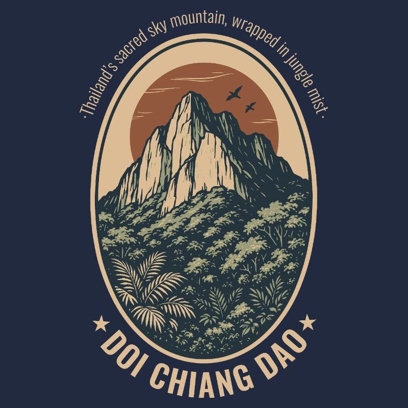 Doi Chiang Dao Berglandschaft  