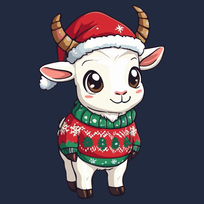 Noël de la chèvre de montagne