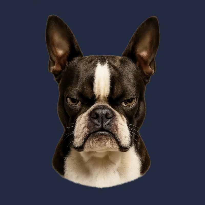 Eindrucksvoller Boston Terrier Blick